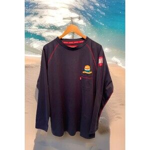 Portwest Bizflame FR LS Shirt Cotton Crew Neck Navy 2 ARC CE0120 Mens Size XL